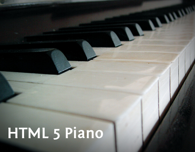 HTML5 Piano